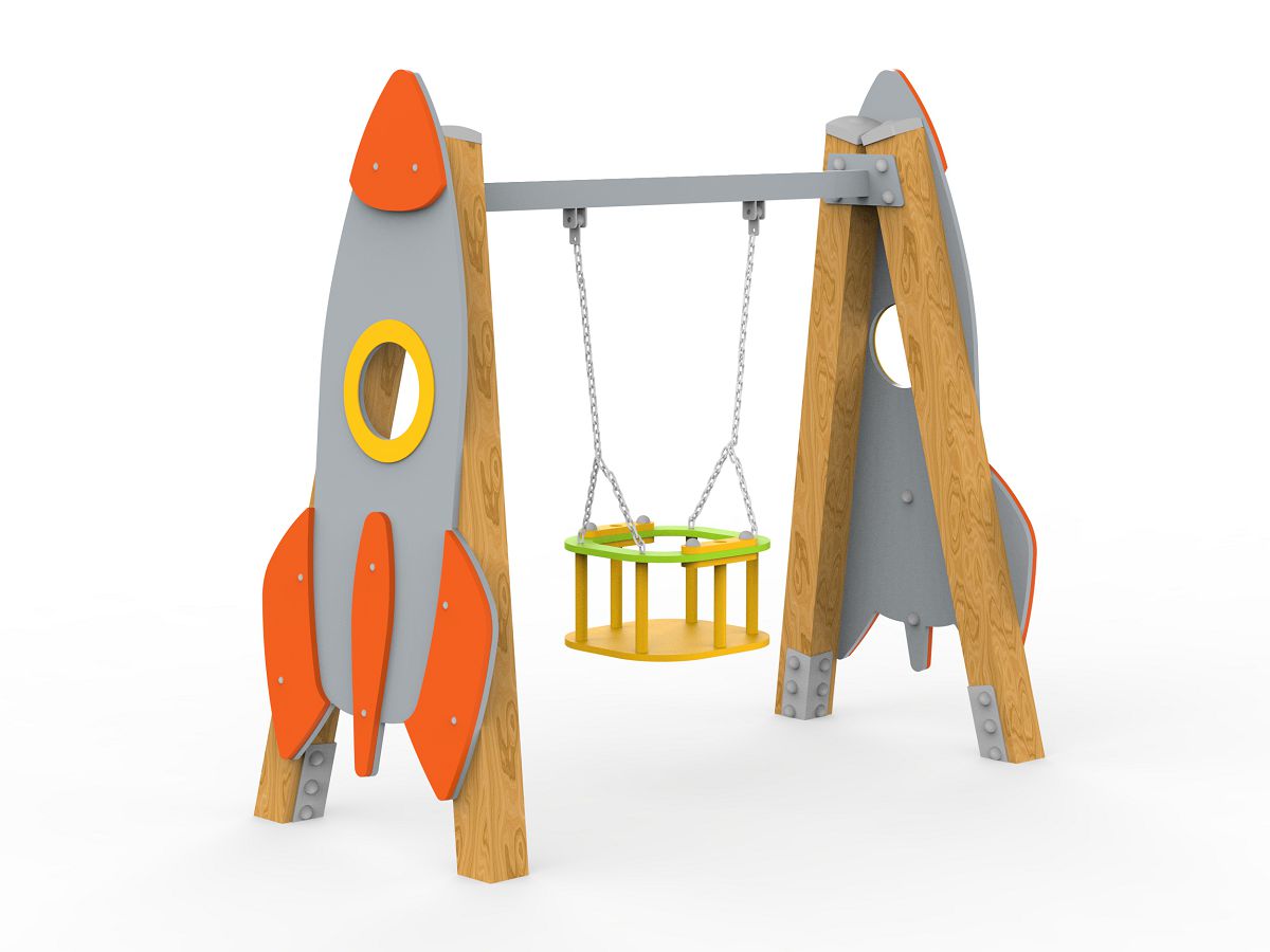 Качели на брусе «Ракета»